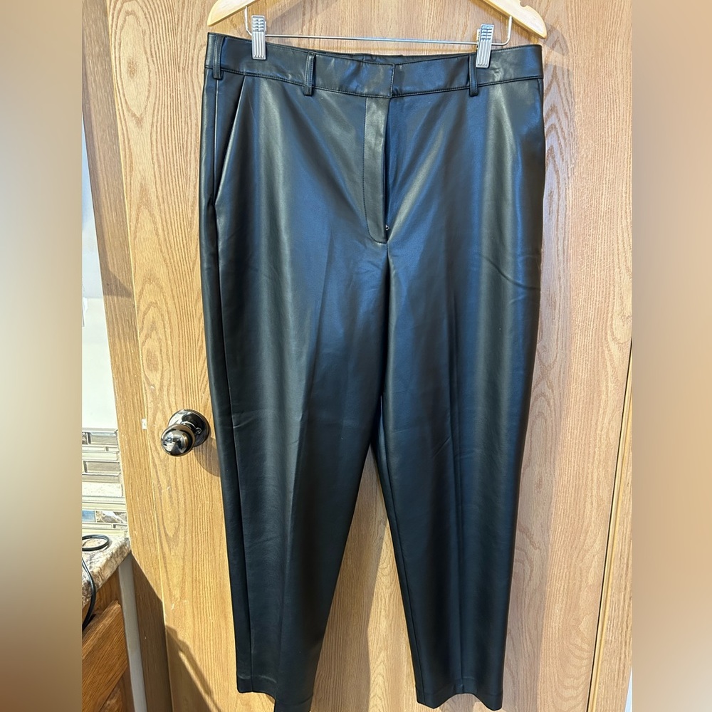 Faux Leather Pants